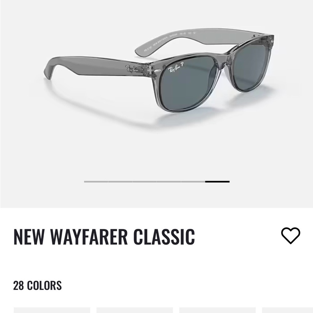 Ray-Ban New Wayfarer Unisex Sunglasses with Case - Picture 3 of 9